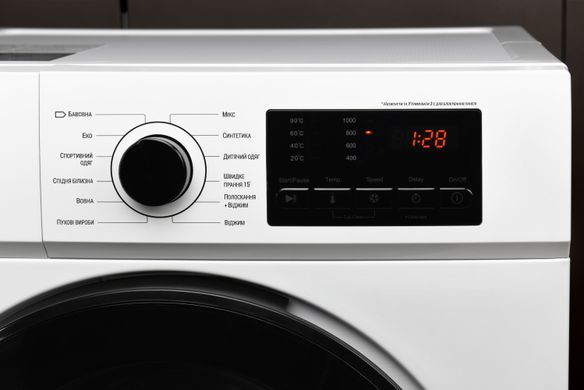 ARDESTO Пральна машина фронтальна, 6кг, 1000, А++, 45см, дисплей, білий (298119) WMS-6115W фото