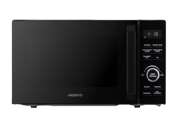 Микроволновая печь ARDESTO 20л, электр.управл., 700Вт, дисплей, откр.ручкой, быстрый старт, черный (357607) GO-E745GB фото