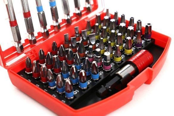 Набор бит из 56 предметов TORX, 1/4 - 25мм, 75мм TAGRED TA1206 TA1206 фото