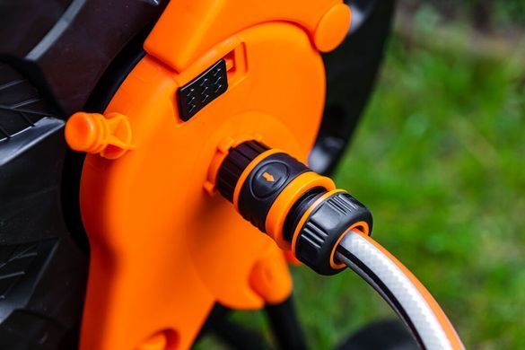 Тележка для садового шланга Neo Tools 15-793, складная ручка, для шланга до 60 м 15-793 фото