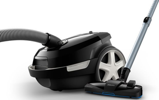 Пилосос Philips мішковий 3000 series, 900Вт, 3л, НЕРА, чорний XD3112/09 фото
