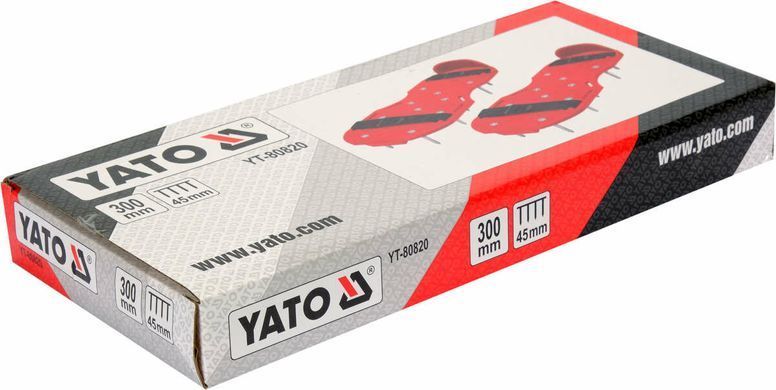 Подошвы с шипами YATO пристебные, для бетонных работ 30,0х13,5 см.