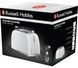 Russell Hobbs Тостер Honeycomb, 850Вт, пластик, широкі слоти, білий (332905) 26060-56
