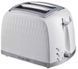 Russell Hobbs Тостер Honeycomb, 850Вт, пластик, широкі слоти, білий (332905) 26060-56