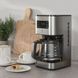 Кавоварка крапельна Electrolux 1.375л, мелена, дисплей, програмований таймер, нерж (365307) E5CM1-6ST
