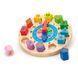 Дерев'яний пазл-сортер Viga Toys Годинник (59235) dt_9535