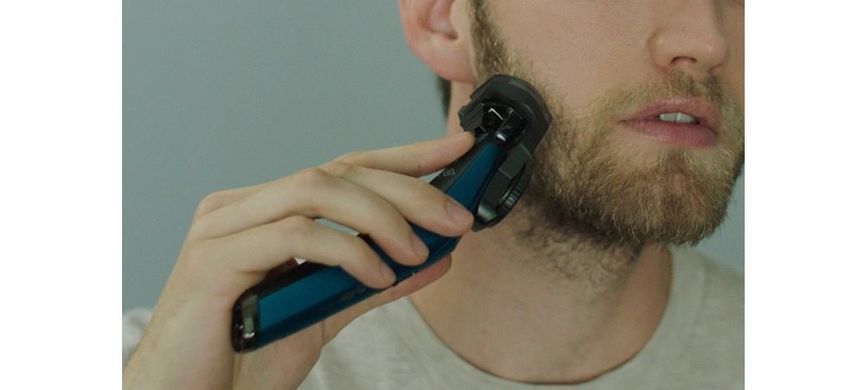 BaByliss Тример для стрижки бороды, 1 насадка, футляр, синий