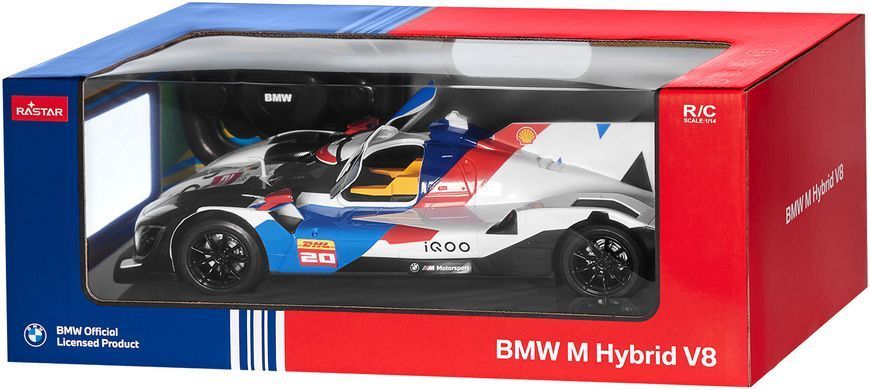 Машинка Rastar BMW V8 LMDH 1:14 Білий