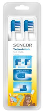 Зубна електрощітка SENCOR SOX 012BL (білий) насадки до зубних щіток