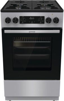 Gorenje Плита комбінована, 70л, 50x60см, дисплей, чавун, нерж (385824) GK5C42SF фото