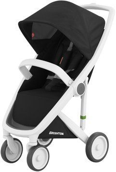 Прогулянкова коляска Greentom Classic Black-White (376089) 8718858972340 фото