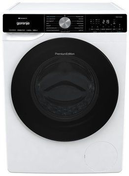 Gorenje Стиральная машина фронтальная, 10,5кг, 1400, A+++, 60см, дисплей, инвертор, пар, Wi-Fi, белый WNS1X4ARTWIFI фото