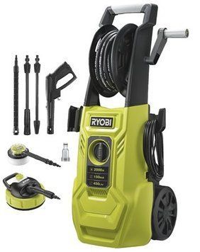 Минимойка высокого давления Ryobi RY150PWA 2000Вт 150бар 450л/ч шланг 8м 11.2кг 5133005371 фото