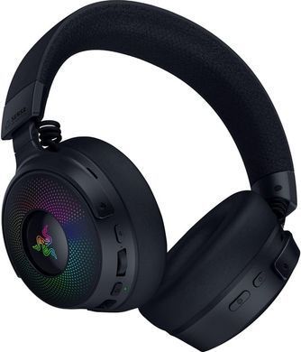 Гарнітура ігрова Razer Kraken V4 Pro, mini-jack/USB-A/BT/WL, RGB, чорний (385214) RZ04-05160100-R3M1 фото