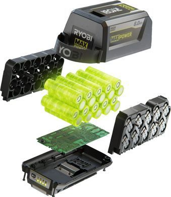 Ryobi Акумулятор Max Power RY36B80B High Energy 36В 8А&middot;год 1.88кг (380862)