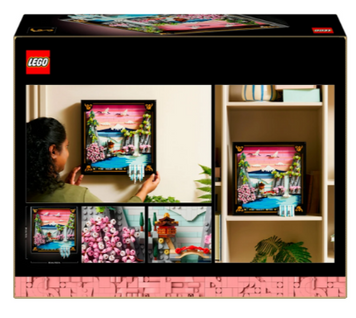 Конструктор LEGO ART Японский пейзаж с цветом сакуры 1892 Подробности ( 31218 )