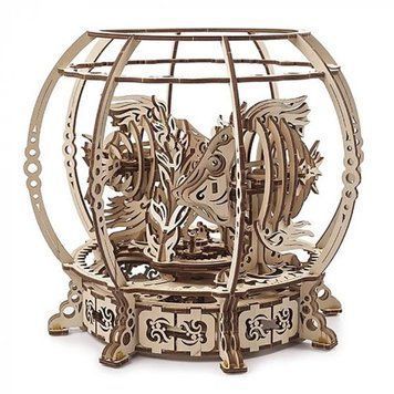 Деревянный механический 3D конструктор Ugears Аквариум (70155) dt_93623 фото