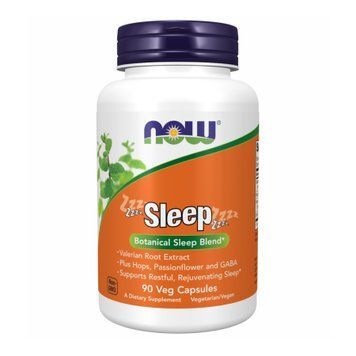 Вітаміни для сну Now Foods (Botanical Sleep Blend) 90 капсул