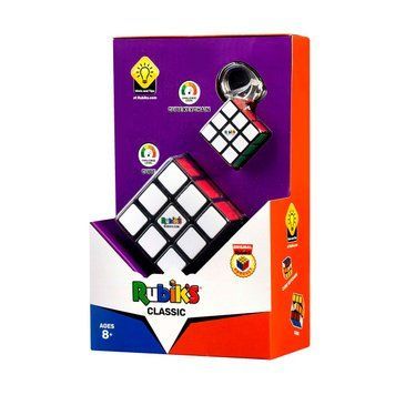 Набор головоломок 3х3 RUBIK'S КЛАССИЧЕСКАЯ УПАКОВКА - КУБИК И МИНИ-КУБИК (с кольцом)
