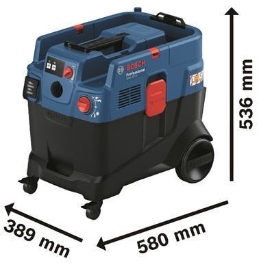 Bosch Пилосос професійний GAS 400 A, 1200Вт, 240мБар, контейнер 40л, 14кг (378565) 0.601.9M0.020 фото