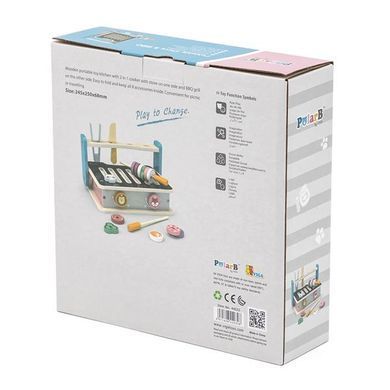 Дитяча плита PolarB з посудом і грилем складана (44032) dt_9097 фото
