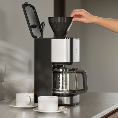 Кавоварка крапельна Electrolux 1.375л, мелена, нерж (365312) E3CM1-3ST фото