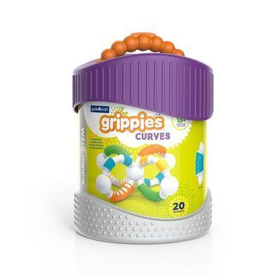 Магнитный конструктор Guidecraft Grippies Curves, 20 деталей (G8319) dt_1300 фото