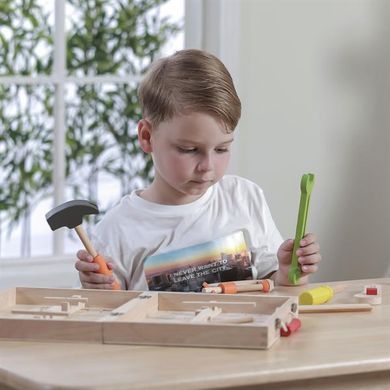 Дерев'яний ігровий набір Viga Toys Валіза з інструментами, 10 шт. (50387) dt_79227 фото
