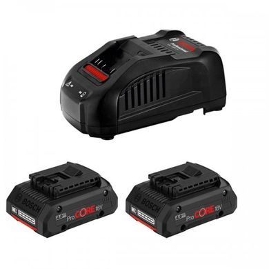 Набор аккумуляторов + зарядное устройство для Bosch ProCORE18V 4.0Ah + GAL 1 880 CV 1600A016GF