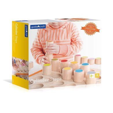 Дерев'яний сортер Guidecraft Manipulatives Кольорові циліндри (G6734) dt_2182 фото