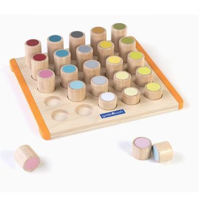Дерев'яний сортер Guidecraft Manipulatives Кольорові циліндри (G6734) dt_2182 фото