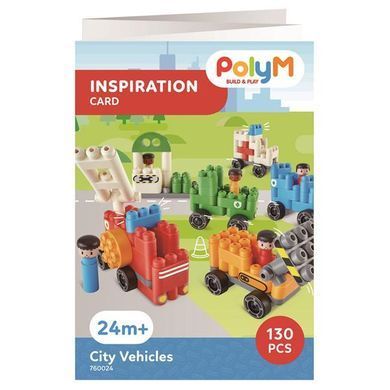 Конструктор PolyM Міська техніка 130 деталей (760024) dt_12946 фото