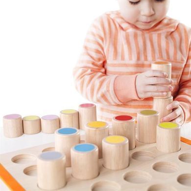Дерев'яний сортер Guidecraft Manipulatives Кольорові циліндри (G6734) dt_2182 фото