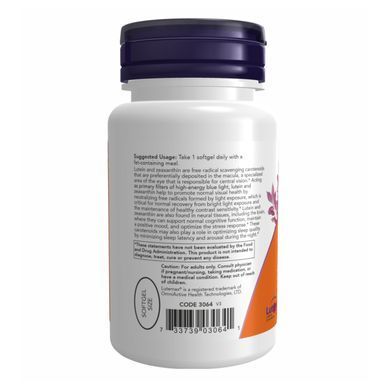 Лютеин с зеаксантином (Lutein with Zeaxanthin) 25 мг 60 капсул