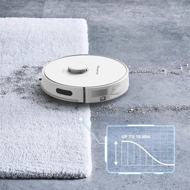 Rowenta Робот-пилосос миючий X-Plorer Serie 75 S+, 2700ПаВт, h=9.5см, 0.3л, конт пил -0.3л, автон. робота до 120хв, білий (362095) RR8587WH фото