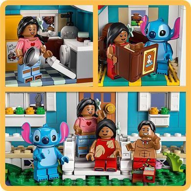 Конструктор LEGO Disney Пляжний будинок Ліло і Стіч 834 деталі (43268)