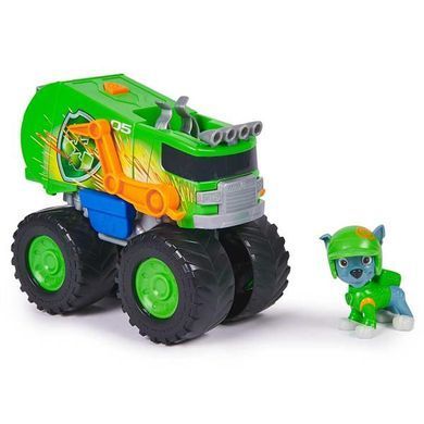 Игровой набор Paw Patrol Мегаколеса Большой спасательный автомобиль-трансформер с Рокки (SM17776/6069331) dt_101288 фото