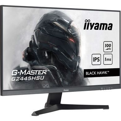 23,8 "16: 9 Game IPS RK Monitor, 1920x1080, 1 мс (MPRT), 100 Гц, адаптивная синхронизация, 1xhdmi 1,4/1xdp 1. IIYAMA G24445HSU-B2 3728847 фото