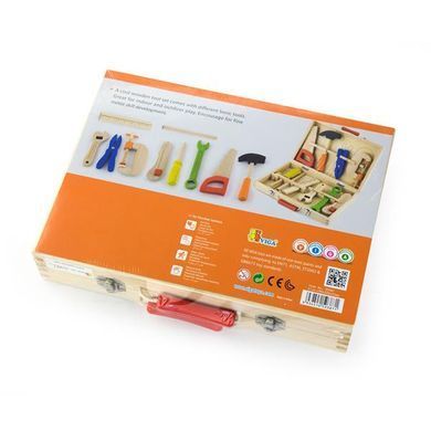 Дерев'яний ігровий набір Viga Toys Валіза з інструментами, 10 шт. (50387) dt_79227 фото