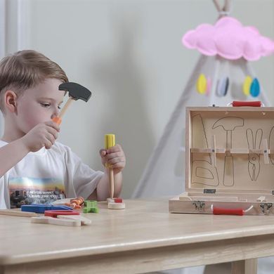 Дерев'яний ігровий набір Viga Toys Валіза з інструментами, 10 шт. (50387) dt_79227 фото