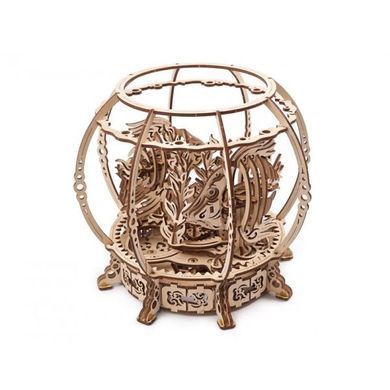 Деревянный механический 3D конструктор Ugears Аквариум (70155) dt_93623 фото
