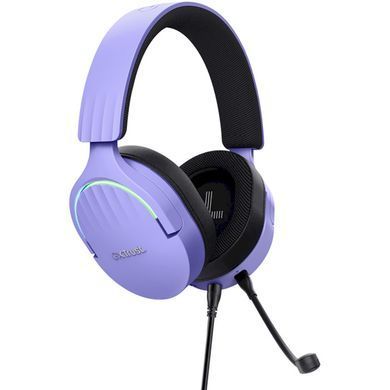 Гарнитура игровая Trust GXT 490 FAYZO, 7.1, USB-A, 2м, фиолетовый 25303_TRUST фото