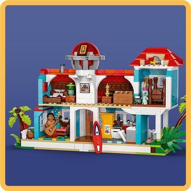 Конструктор LEGO Disney Пляжний будинок Ліло і Стіч 834 деталі (43268)