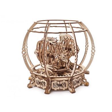 Деревянный механический 3D конструктор Ugears Аквариум (70155) dt_93623 фото