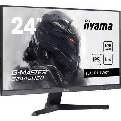 23,8 "16: 9 Game IPS RK Monitor, 1920x1080, 1 мс (MPRT), 100 Гц, адаптивная синхронизация, 1xhdmi 1,4/1xdp 1. IIYAMA G24445HSU-B2 3728847 фото
