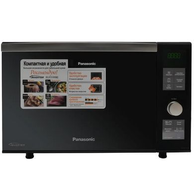 Микроволновая печь Panasonic 23л, 1000Вт, гриль, дисплей, черный (208618) NN-DF383BZPE фото