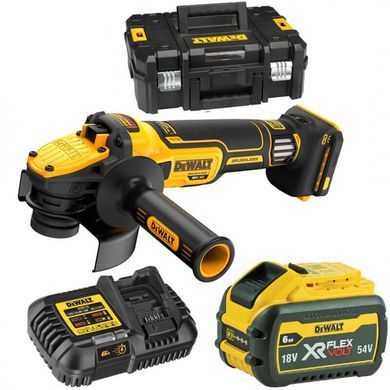 Шліфмашина кутова - болгарка акумуляторна безщіткова DeWALT DCG409VST1 DCG409VST1 фото