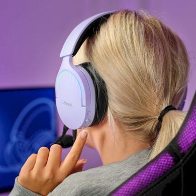 Гарнитура игровая Trust GXT 490 FAYZO, 7.1, USB-A, 2м, фиолетовый 25303_TRUST фото