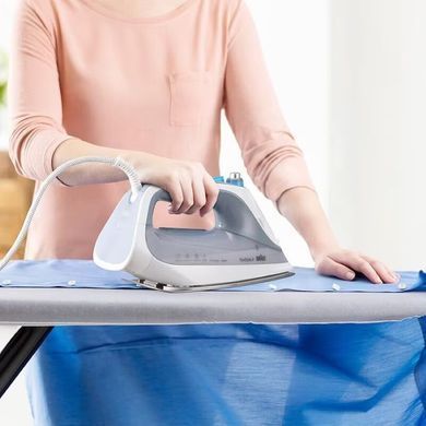 Braun Праска TexStyle 9, 3000Вт, 330мл, паровий удар -225гр, нерж. сталь, сірий (376408) SI9270WH фото