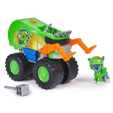 Игровой набор Paw Patrol Мегаколеса Большой спасательный автомобиль-трансформер с Рокки (SM17776/6069331) dt_101288 фото